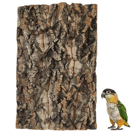 Natural Wood Bark Cork Bird Bearded Dragons Seat Boards Mat Habitat Perch Birdcage Decor Reptile Climbing Accessories DIY