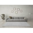 thumbnail image 3 of Ahgly Company Indoor Square Abstract Gray Modern Area Rugs, 4' Square, 3 of 4
