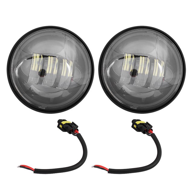 Lámparas de conducción redondas, 1 par de luces antiniebla de 4,5 pulgadas, luces antiniebla para motocicletas, estándares líderes en la industria