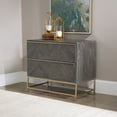 thumbnail image 4 of Uttermost Armistead MDF Wood and Steel Drawer Chest in Dark Walnut, 4 of 9