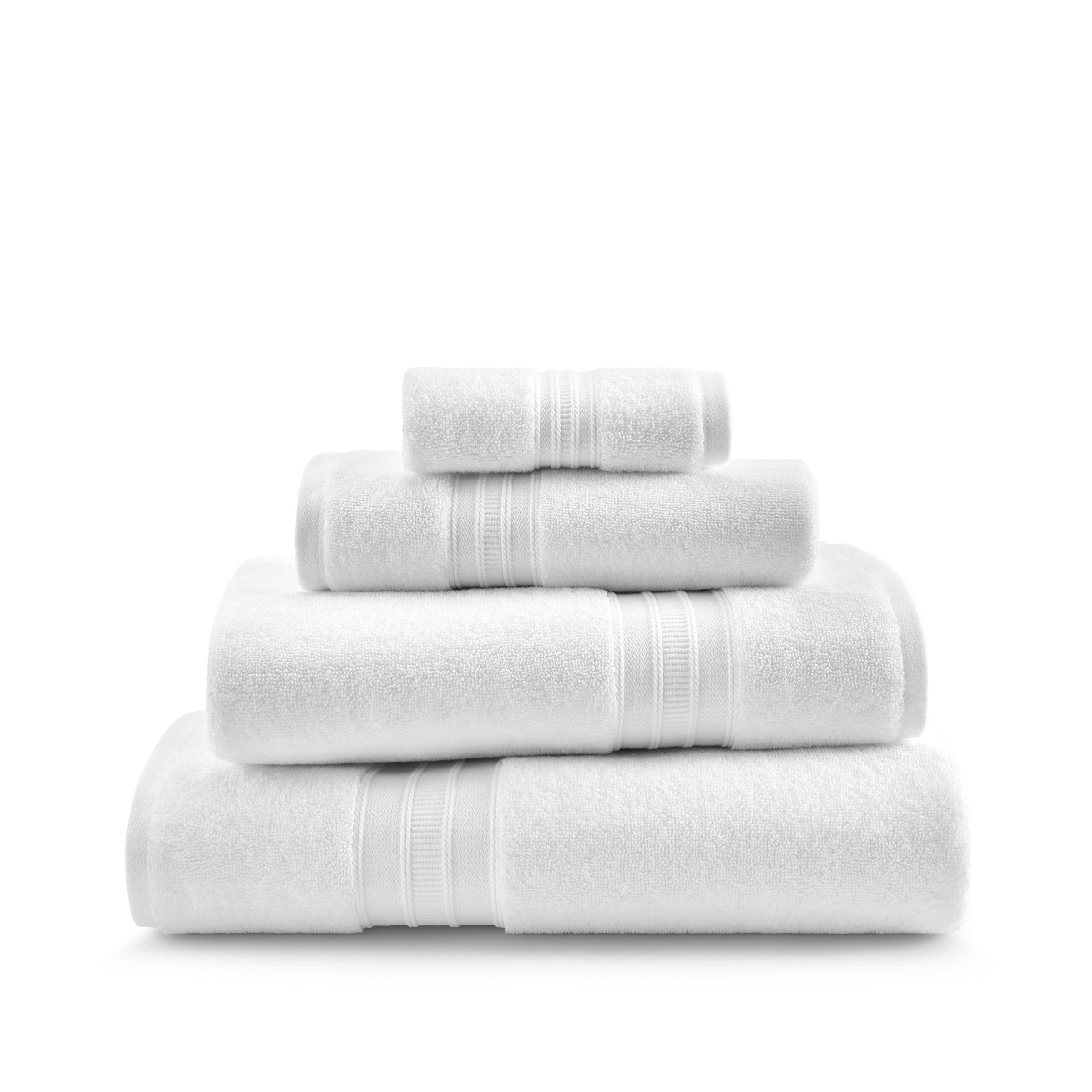 Wamsutta 1846 Luxury Solid Bath Sheet 2 Piece Set, White
