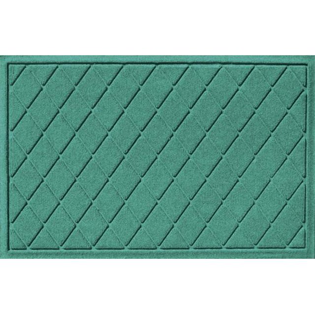 20377630023 Water Guard Argyle Mat in Aquamarine - 2 ft. x 3 ft.