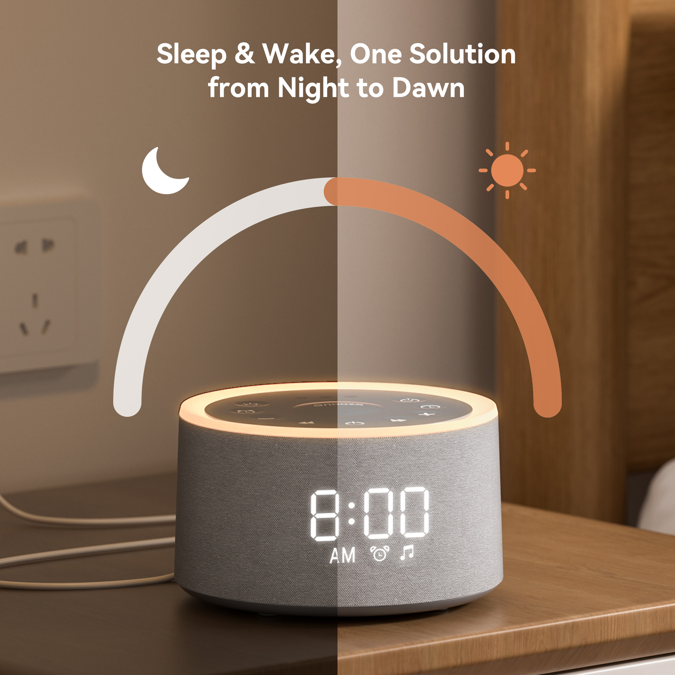 Dreamegg Sound Machine with Night Light, 29 Sounds photo 5