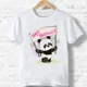 thumbnail image 3 of 2024 Camiseta de algodón con estampado de lazo y número 1-9 de panda de feliz cumpleaños para niños y niñas, divertida camiseta de dibujos animados para bebés, ropa de regalo para niños, 3 of 5
