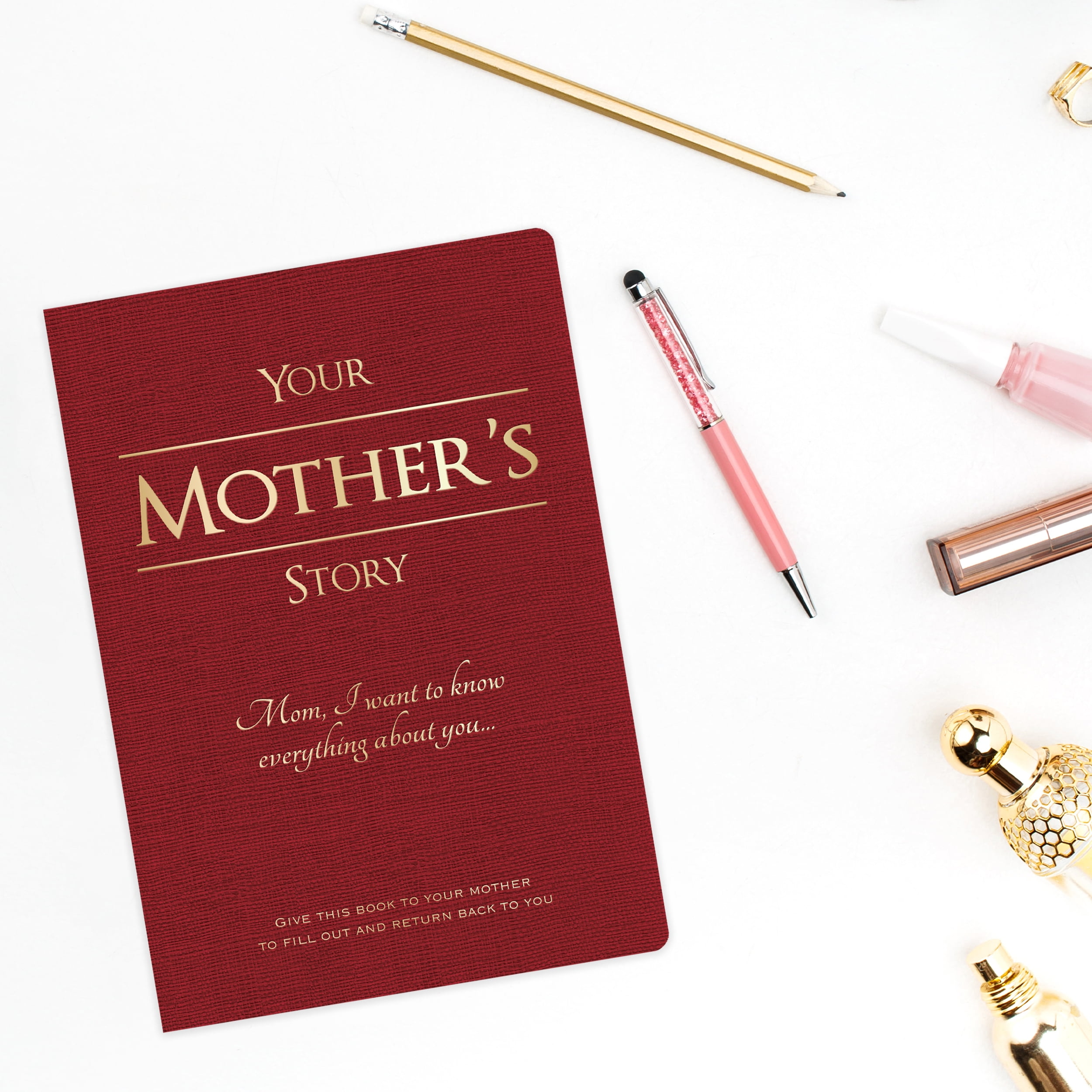 Piccadilly Your Mother's Story Guided Journal, Textured Flexi-Card Stock