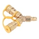 thumbnail image 3 of Divisor de Gas ANGGREK En Y Conector 1/2 Pulgada Caucho de Latón, 3 of 8
