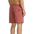 thumbnail image 2 of Volcom Men's Standard 17-inch Elastic Waist Surf Swim Trunks, Size-Large, Color-MAHOGANY, 2 of 7