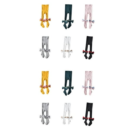 

wrea2pcs Newborn Bow Baby Girl Tights Autumn Kid Dancing Pantyhose Baby Stockings Infant Cotton Pants Toddler Girl Clothes