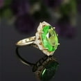thumbnail image 2 of K-KED Gorgeous 925 Silver Filled Cubic Zircon Rings Women Delicate Jewelry Wedding Gift Sz 6-10-7-Green, 2 of 6