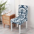 thumbnail image 7 of Dining Room Chair Covers 4pcs High Stretch Removable Washable Kitchen Chair Slipcovers for Home Party Hotel Wedding Ceremony, Universal Size (boho), 7 of 7