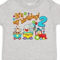 thumbnail image 4 of Inktastic It's My Birthday Circus Train 2nd Birthday Boys or Girls Toddler T-Shirt, 4 of 5