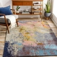 thumbnail image 2 of Surya Modern Kavita Viscose And Wool 8' Round Area Rugs With Khaki KVT2320-8RD, 2 of 2