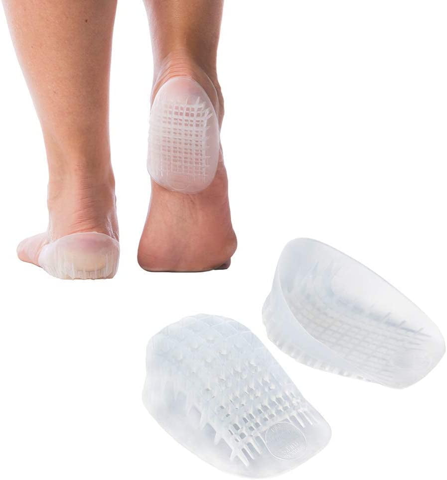 Tuli's Heavy Duty Gel Heel Cups, Cushion Insert for Shock Absorption