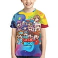 thumbnail image 2 of Cash and Nico Youth T-shirt Short Sleeve Graphic Top Breathable Shirt Tees Boys Girls, 2 of 9