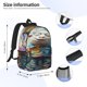thumbnail image 5 of Easygdp Whimsical Goat Artist Mochila Ligera de 15 Pulgadas para Estudiantes, Mochila Cómoda para la Escuela y Viajes, Correas Ajustables, 5 of 6
