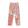thumbnail image 6 of Uemuo Corals Pattern Men's Wide Leg Palazzo Lounge Pants with Pockets Light Weight Loose Comfy Casual Pajama Pants-Small, 6 of 9