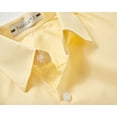thumbnail image 2 of Boys Yellow Short Sleeve Solid Shirt With Tie, 2 of 4