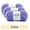 Sparkle Plum, variant on (3 pack) Squeaky Clean Sparkle Yarn by Loops & Threads - Yarn for Knitting - Crochet - Weaving - and Arts & Crafts - White - Polyester - 3 oz