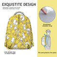 thumbnail image 5 of Lightweight Travel Backpack Featuring Farmhouse Chick and Coop Prints, Small School Bag for Daily Commute, 5 of 6
