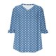thumbnail image 5 of mfyjkho Tops De Tallas Grandes, Blusa Informal Con Cuello En V, Mangas Cortas Y Estampado Para Mujer Tops De Tallas Grandes S, 5 of 5