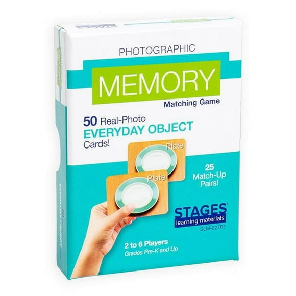 Stages Learning Materials SLM227R1-3 Memory Games Objects - Pack of 3