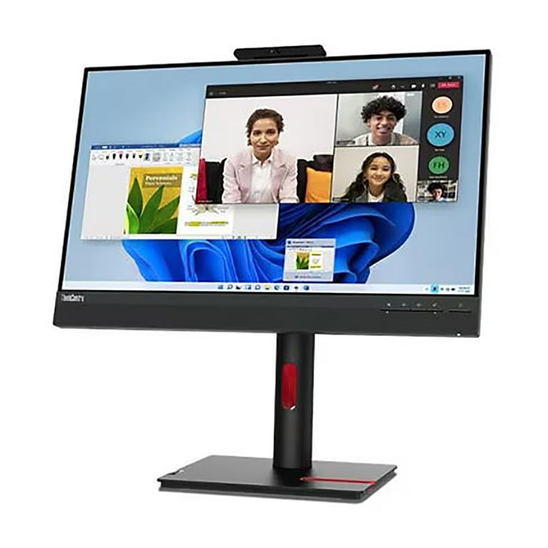 【美品】ThinkCentre Tiny-in-One 24 Gen 5 モニタ Lenovo, 24-Inch Webcam Full HD LED Monitor, TIO24 Gen5, Black