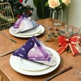 thumbnail image 3 of Coolnut Purple Gnome Cloth Napkins Set of 6,20x20 Inches Napkins Cloth Washable Reusable Soft for Dinner,Wedding,Parties,Home Dinner,Tableative Decor Gift, 3 of 7