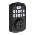 thumbnail image 4 of Kwikset Aura Bluetooth Smart Deadbolt Hardware Lock with Smartkey Matte Black, 4 of 5