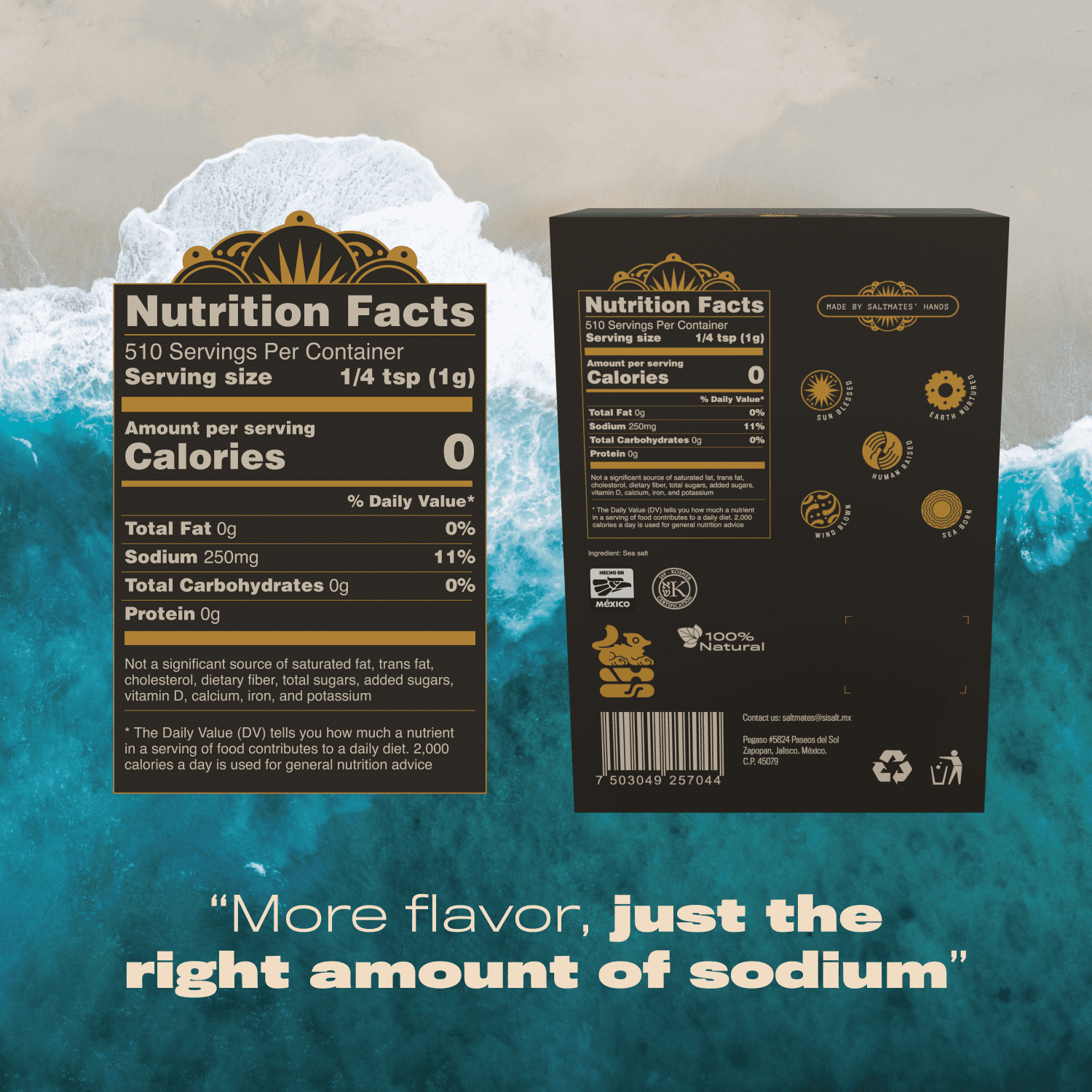 Sí Salt | Colima Fleur de Sel | Mexican Finishing Salt (18 Oz, Fleur de Sel)