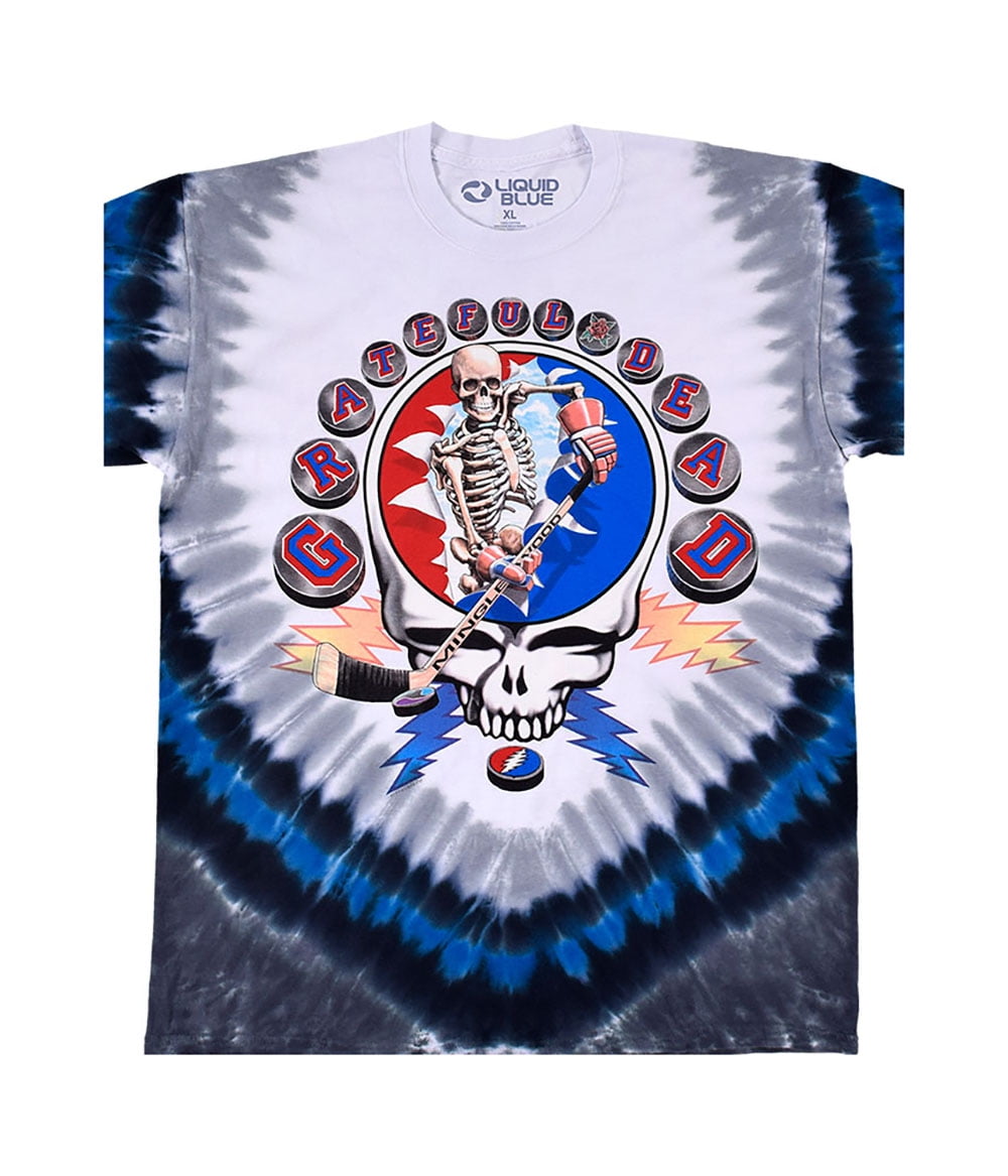 Liquid Blue Jerry Garcia Hawaiian Tour 90 Tie Dye Men's T-Shirt
