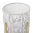 thumbnail image 4 of CosmoLiving by Cosmopolitan 23", 19"H Gray Metal Planter with Removable Stand (2 Count), 4 of 9