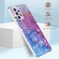 thumbnail image 2 of for Galaxy A73 5G Case, Samsung A73 5G Case, Cute Clear Slim Shockproof Pattern Soft Flexible TPU + IMD Marble Rubber Back Phone Protective Cover Cases for Samsung Galaxy A73 5G, Purple&Blue Marble, 2 of 5