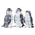 thumbnail image 1 of Naiovety Decoraciones navideñas con pingüino luminoso, brillo para el hogar, bonito pingüino LED Iluminación navideña, 1 of 6