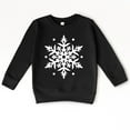 thumbnail image 3 of White Snowflake - Toddler Graphic Sweatshirt, 3 of 13
