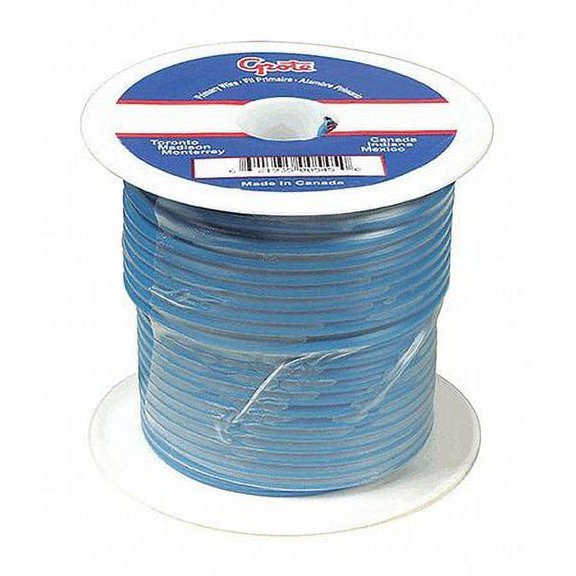 GROTE 87-7010 Primary Wire,14 Gauge,Blue,100 ft. Spool