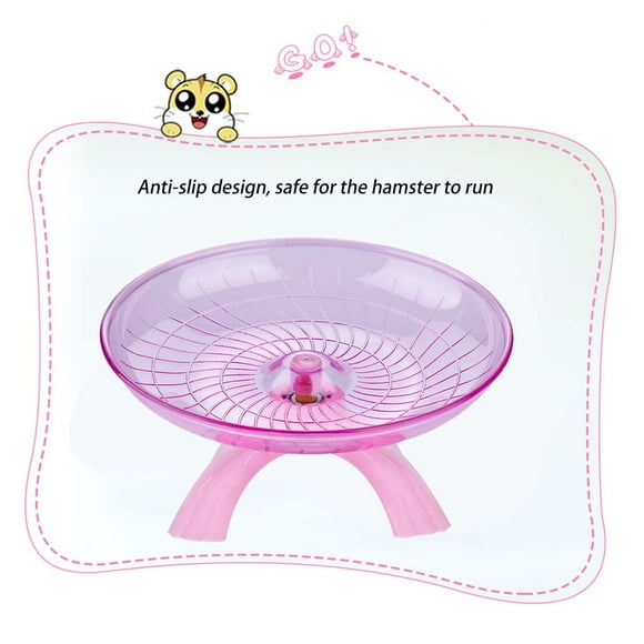 Rouleau d'Exercice Silencieux Rouleau Sans Roue Sécuritaire Grand Rouleau à Roue Durable pour Hamster Exercice à la Maison