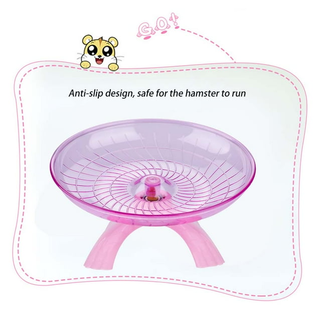 Rouleau d'Exercice Silencieux Rouleau Sans Roue Sécuritaire Grand Rouleau à Roue Durable pour Hamster Exercice à la Maison