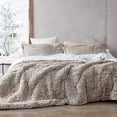 thumbnail image 2 of Coma Inducer Are You Kidding - ® Oversized Comforter Set - Frosted Taupe Twin XL Adult, Teen & Dorm 2 Piece, 2 of 5
