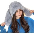 thumbnail image 1 of LinYooLi Cute Bunny Ear Hat Rabbit Ears Cap Y2k Plush Fun Costume Hats Faux Fur Warm Cosplay Party Hat, 1 of 7