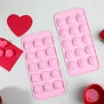 thumbnail image 5 of Rose Silicone Mold, Ngxiha 1 Pcs Rose Chocolate Mold 15 Cavity Silicone Roses Molds for Chocolate, Candy, Ice Cube, Gummy, Jello, Jelly, Cupcake Decorations, Candles, Soaps, 5 of 7