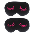thumbnail image 1 of Embroidered Silk Eye Mask Travel Hotel Nap and Sleep Eye Mask, 1 of 5