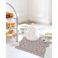 thumbnail image 4 of Purple Floral Kitchen Dish Towels for Drying Dishes Set of 3, Spring Plants Flowers Vintage Rustic Waffle Weave Microfiber Hand Tea Bathroom Towels Quick Dry & Absorbent Towel 12x12, 4 of 7