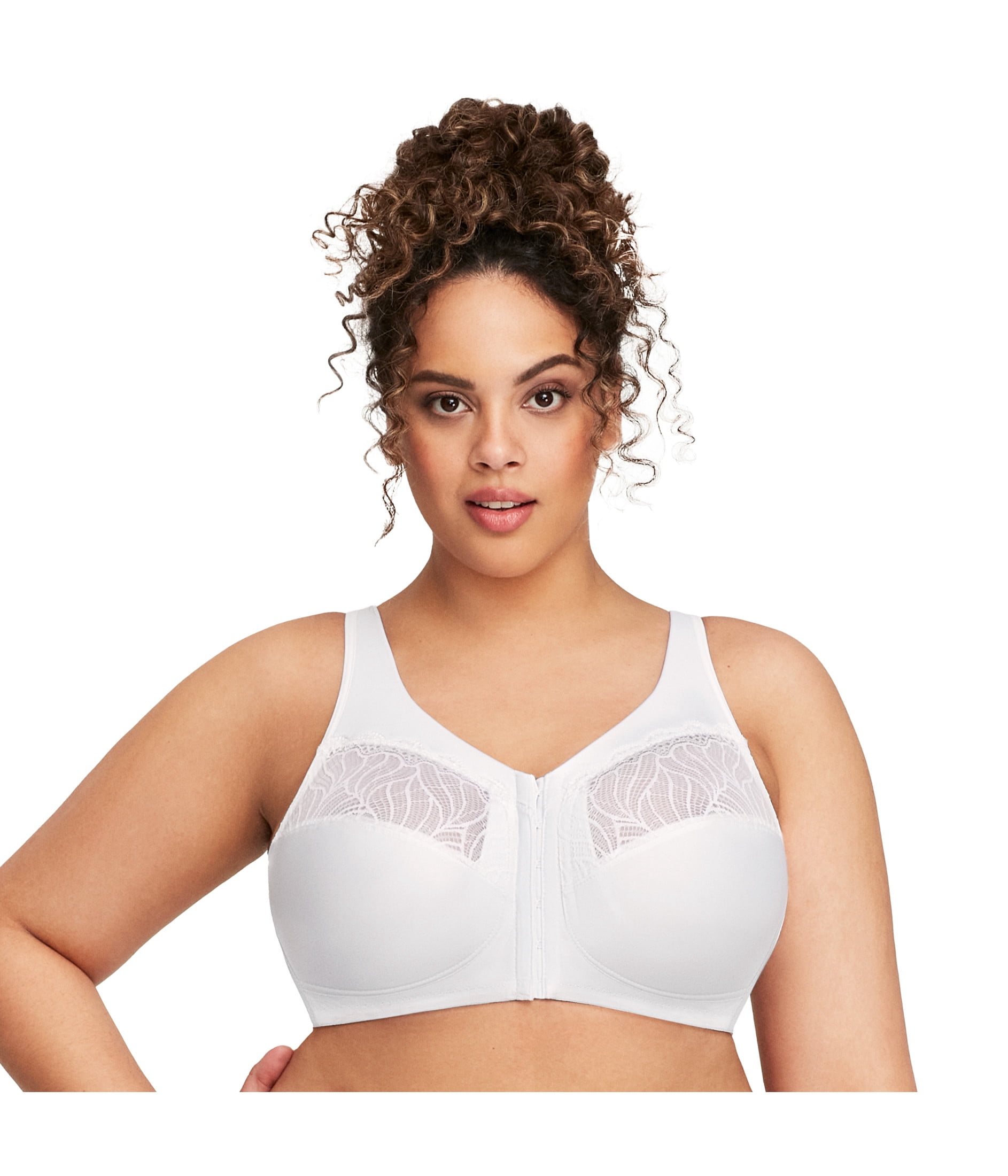 Glamorise MagicLift Natural Shape Front-Closure Wirefree Bra 1210 (Women's & Women's Plus)