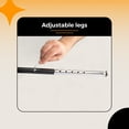 thumbnail image 5 of Hampden Furnishings Felix Collection Height Adjustable 25-33 Inch Steel Stool, Black, AssemblyReady, 5 of 5