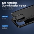 thumbnail image 4 of Entronix Magnetic Heavy Duty Sleek Case Designed for iPhone 16 Pro Max Shockproof Drop-Proof, Black, 4 of 7