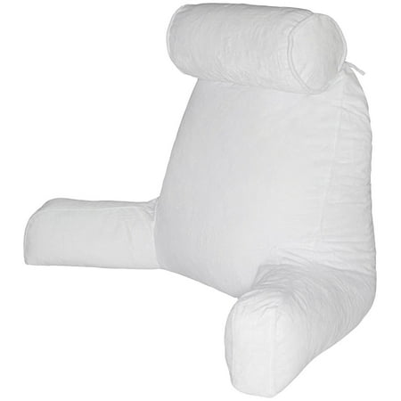 Husband Pillow White Big Reading Bed Rest Pillow With Arms