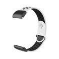 thumbnail image 2 of Black/White Silicone Sports Watch Band For Garmin Fenix 5X / 5X Plus / Fenix 3 / Fenix 3 HR, 2 of 3