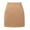 Khaki, variant on ZunFeo Women's Mini Pencil Skirts Casual Trendy High Waisted Woolen Skirts for Fall Go Out Party, Black Size XXL