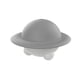 thumbnail image 1 of Ounissouiy Molde de bola de hielo Congelador Resistente a la temperatura -40-230 ℃ 60ml Fabricante de cubos de bebidas Molde de pudín de cocina para Cocina y Comedor Gris Ounissouiy HA063731-04, 1 of 6