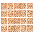 thumbnail image 4 of 12pcs Home Decorative Tile Stickers Mosaic Tiles Stickers Bathroom And Kitchen Tile Decals Self Adhesive Sticker Home Decor naranja perfecl Etiqueta de la pared autoadhesiva, 4 of 7